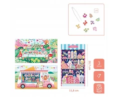 Kūrybinis Mini lipdukų dekoracijų rinkinys JANOD Treats 7+