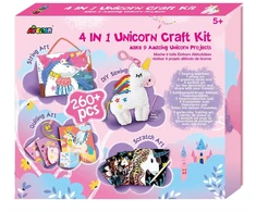 Kūrybinis rinkinys 4in1 „pasidaryk pats“ vienaragiai „Unicorns Avenir“.