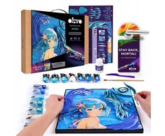 Kūrybinis rinkinys "MANGA" WATER 3D 30x40cm tapyba OKTO Priedai