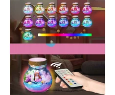 KŪRYBINIS RINKINYS MERMAID LED NAKTINIS LAMPAS KINETINIS SMĖLIS DIY VAIKAMS