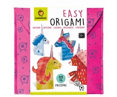 KNYGA Kūrybinis rinkinys vaikams UNICORNS origami 12 Ludattica 5+ modelių