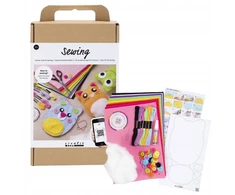 Diy Kitcreative Toys Creativ veltinio meškiukų siuvimo rinkinys vaikams 6+