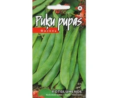 Kurzemes Seklas Raudonžiedžių pupelių sėklos 15g Rotbluhende