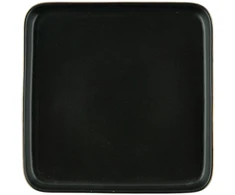 Kvadratinė pietų lėkštė AURORA ARGOS Juodas, 25 cm