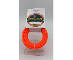 Kvadratinis žoliapjovės pjovimo lynas, 2,4 mm x 15 m
