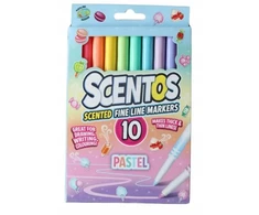 Kvapnūs pasteliniai žymekliai 10vnt - Scentos