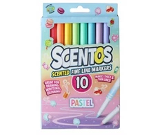 Kvapnūs pasteliniai žymekliai 10vnt - Scentos
