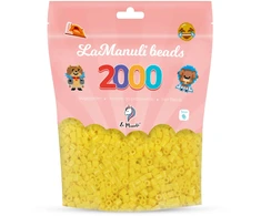 La Manuli Geltoni lyginimo karoliukai Midi 5 mm, 2000 vnt., 1 spalva