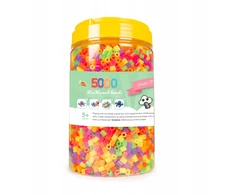 La Manuli Lyginimo karoliukai 5000vnt NEON Midi dydis 5mm Stiklainis
