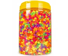 La Manuli Lyginimo karoliukai 5000vnt NEON Midi dydis 5mm Stiklainis
