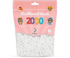 La Manuli Lyginimo karoliukai Midi 5 mm, 2000 vnt, balti