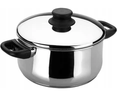 LACOR GARINOX PUODAS NERŪDIJANČIOJO PLIENO 3L 20cm + DANČIO INDUKCIJA