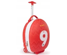 Kelioninis Lean Sport Lagaminas vaikams Boppi Tiny Trekker Football, raudonas