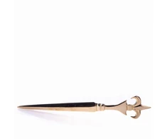 LAIŠKŲ ATIDARYtuvas Antyki24 Brass Gold Elegant Retro 23 cm
