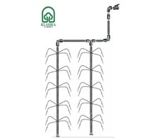 Klasika Garden Gravitacinė laistymo sistema KLASIKA SPIDER 4 (iki 10 m2 plotui, be slėgio)