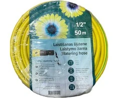 Laistymo žarna 1/2 colio 50m geltona