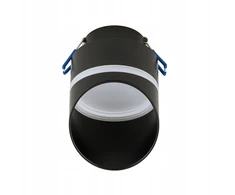 Lampa podtynkowa punktowa nowoczesna skośna okrągła juoda VIS Nowodvorski