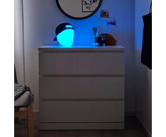 Lampa stołowa IKEA ISKÄRNA balta LED