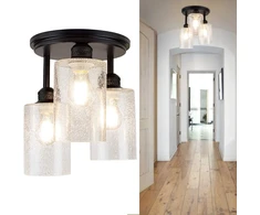 Lampa sufitowa Depuley E27 juoda