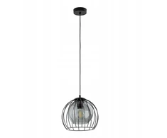 Lampa Wisząca Tk Lighting UNIVERSO juoda druciany klosz 26cm Grafitowy