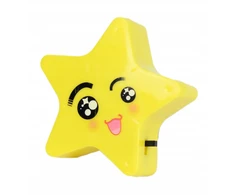 LAMPKA DO KONTAKTU SUPER NOCNA NOWA TX07387 geltona/GWIAZDKA/