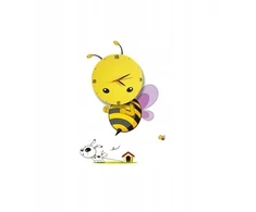 Lampka dziecięca BEE LED CLOCK 0,6W LED Milagro