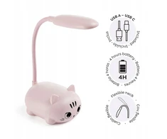 Lampka LED Miquelrius - Rožinė Kotek