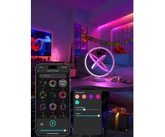 Lampka na Biurko Biurkowa Nocna do Sypialni LED RGB IC Smart Wifi APP Lepro