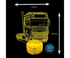 Lampka nocna ciężarówka Scania 3D LAMP LED