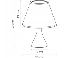 Lampka nocna Hellux juoda