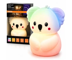 Lampka Nocna LED Dziecięca Koala RGBW USB C Dotykowa Akumulatorowa OSRAM