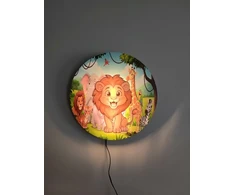 Bez Marki Lampka nocna LEW SAFARI 3D pilot opcja