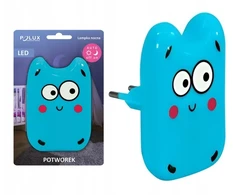Lampka nocna Polux POTWOREK Mėlynas