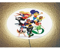Lampka ścienna DC SUPER HERO GIRLS pilot