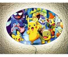 Lampka ścienna POKEMON pilot