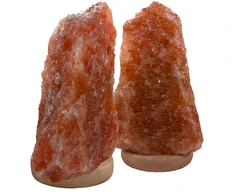 lampki solne Druskinė lempa 7-9kg, natūrali, su buko medienos pagrindu