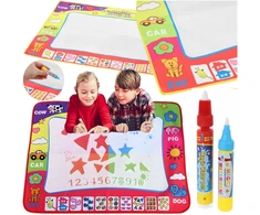 Landtoys Didelis vandens kilimėlis piešimui ir tapybai vandeniu vaikams XXL Priedai +2 žymekliai