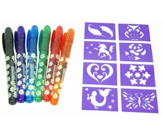 Landtoys GEL PENS CREATIVE TATTOO KIT TATTOO GEL PENS