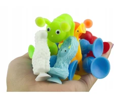 Landtoys SILIKONINIAI SIURBUČIAI SQUIGZ KONSTRUKCINIAI BLOKAI