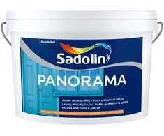 Langų ir durų dažai SADOLIN PANORAMA, pusiau blizgūs, baltos sp., 2,5 l