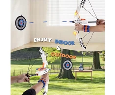 Bez Marki Lankas ir taikinio rinkinys vaikams, NERF strėlės 40 vnt, taikinys su Velcro