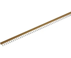 Lanksti aliumininė grindų juostelė FL1 W8, antikinio ąžuolo sp., 10 mm aukščio, 250 cm ilgio