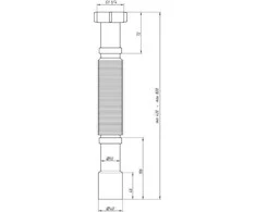 Lanksti žarna K207, 1 1/4 x 32/40