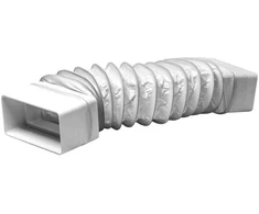 Lankstus ortakis PVC flex FV15-6, 110x55 mm, 6 m