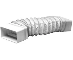 Lankstus ortakis PVC flex FV15-6, 110x55 mm, 6 m