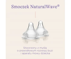 LANSINOH NATURAL WAVE FEDING ZENAS SU LĖTO SRAUTE, 2 Vnt. 1M+
