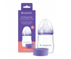 LANSINOH Natural Wave maitinimo buteliukas su nemokamu žinduku 160 ml