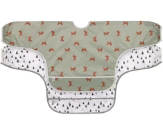 Lassig Little Forest Fox Rinkinys ilgomis rankovėmis seilinukai 6 mėn.+