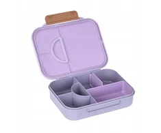 Lassig Lunchbox Bento su przegródkami Little Gang Heart lilac