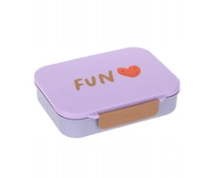 Lassig Lunchbox Bento su przegródkami Little Gang Heart lilac
